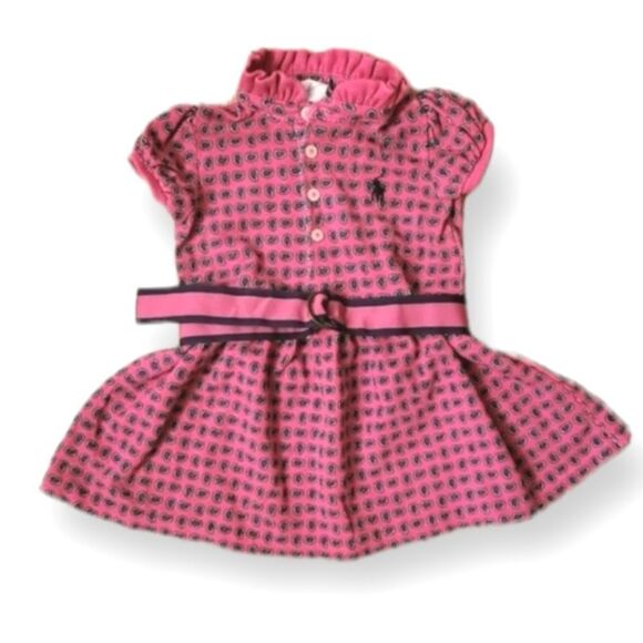 Ralph Lauren Paisley Shirt Dress w/ Belt - Picture 1 of 6